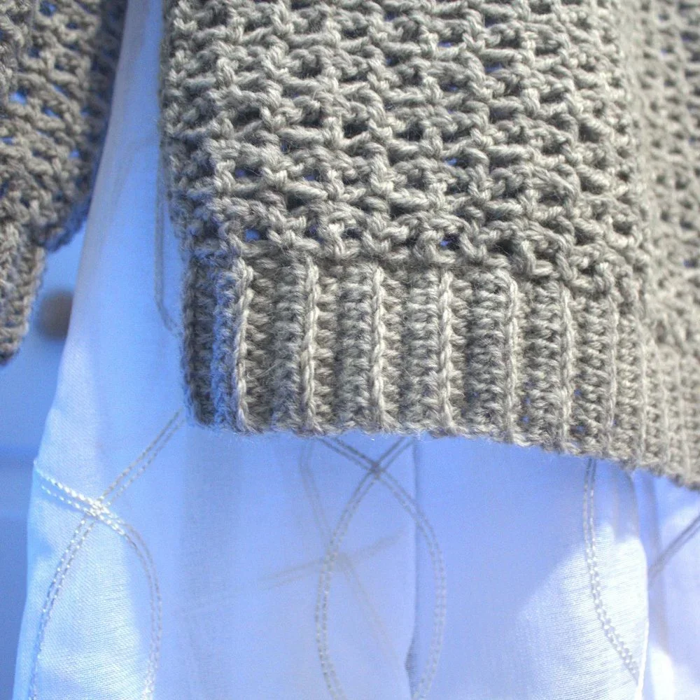 🧶Bizzybe Em's Lightweight Mesh Sweater - Picture 7 of 15